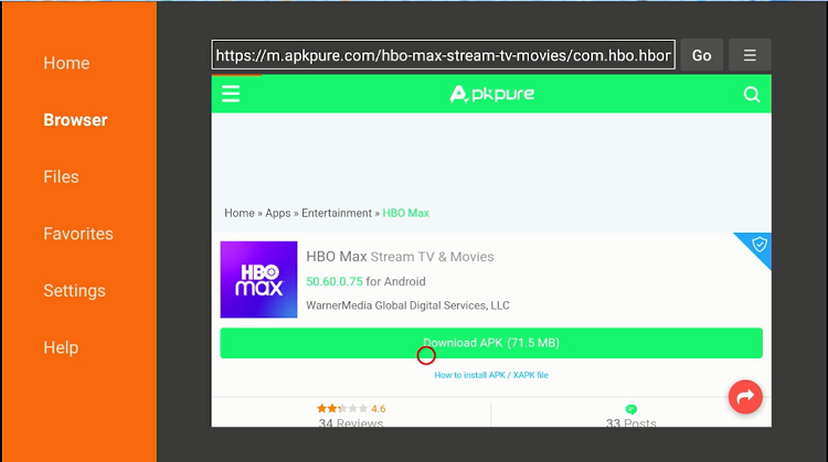hbo-max-using-downloader-on-nvidia-shield-tv-19