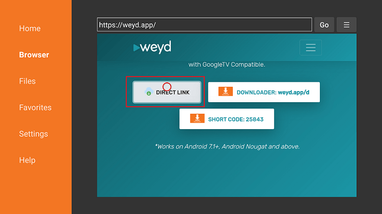 how-to-install-weyd-apk-on-shield-tv-20